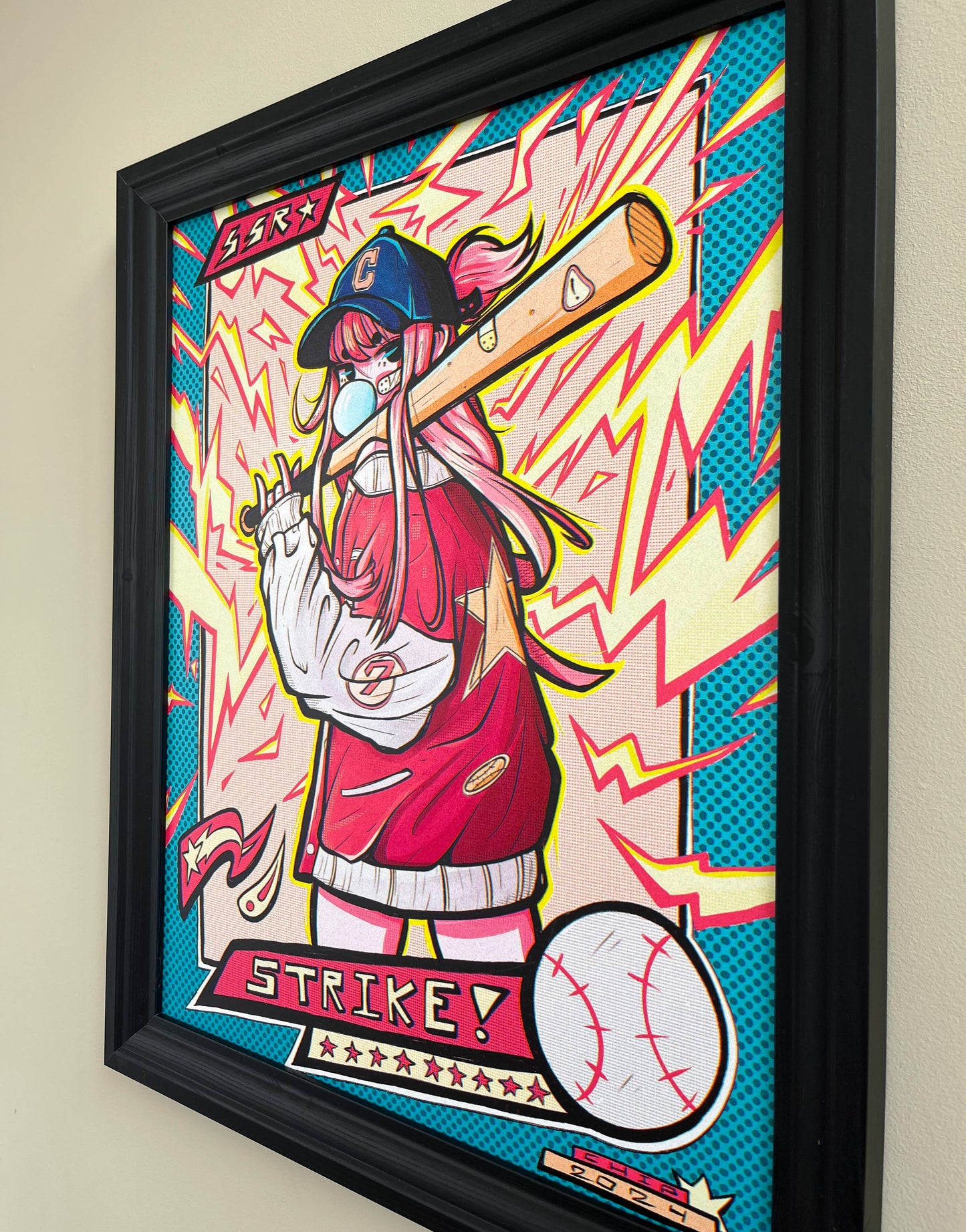 Baseball Girl 1/1 Print Gallery Exclusive PRE SALE