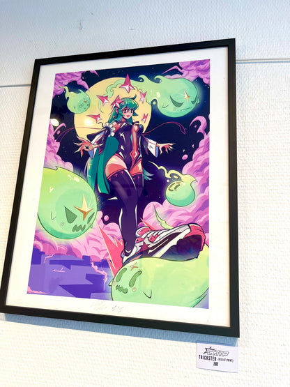 TRICKSTER SLAYER FRAMED 1/1 GICLEE PRINT