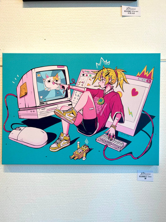 RECONNECT 1/1 CANVAS PRINT