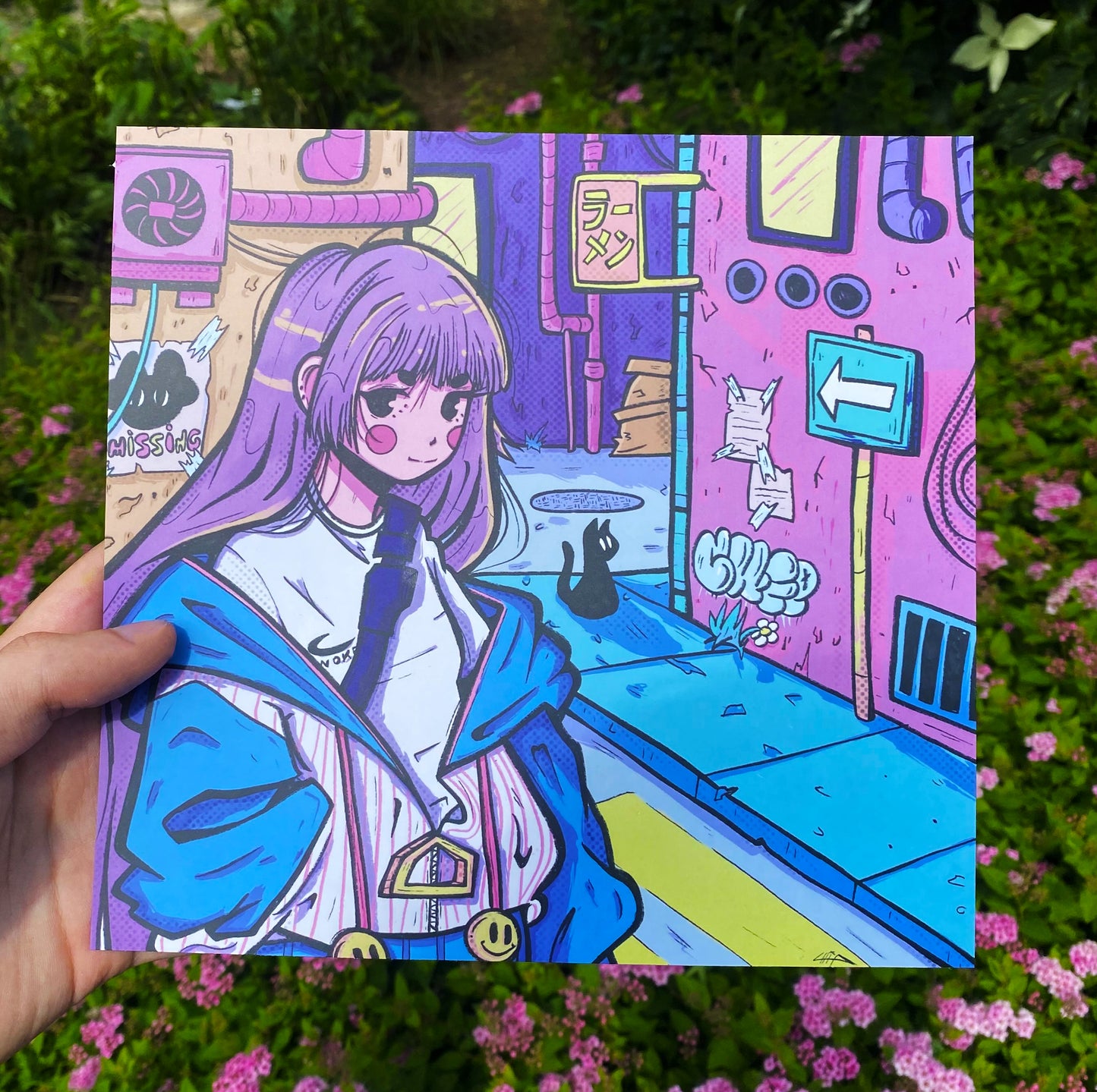 Alleyway Girl Print