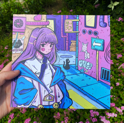 Alleyway Girl Print