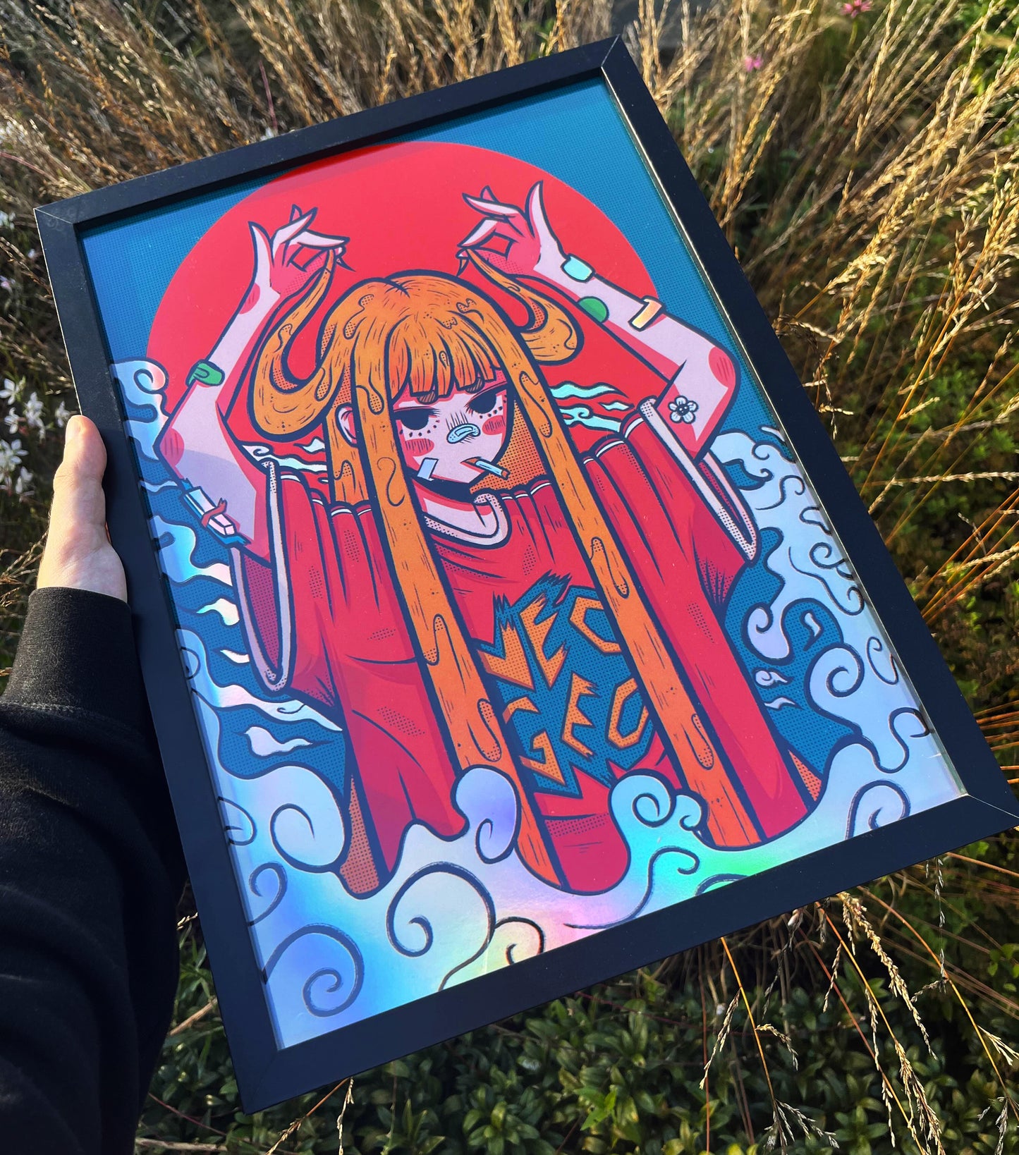 Devil Girl HQ FRAMED A3 Print