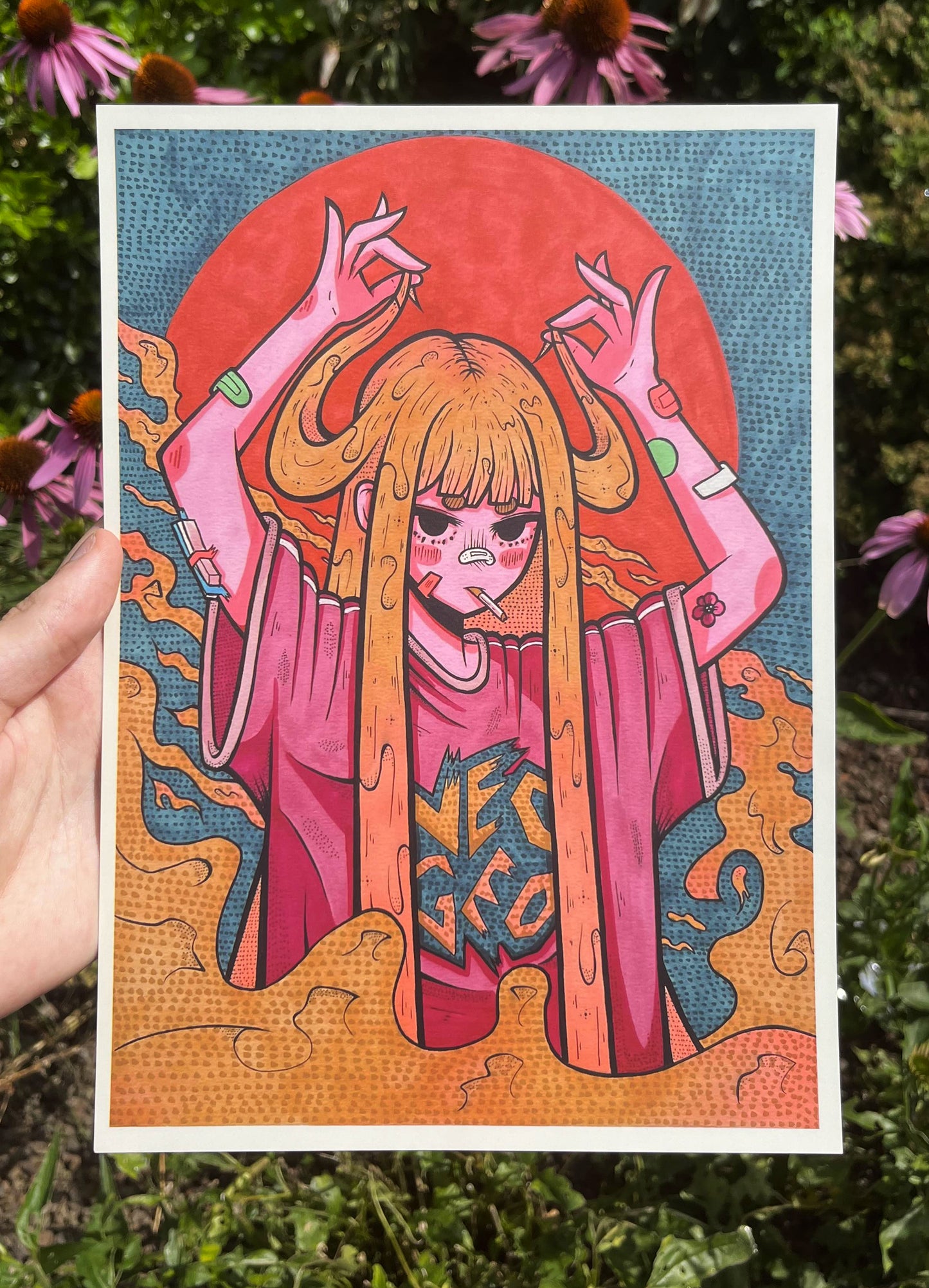 Devil Girl Print