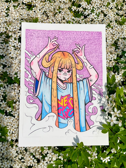 Devil girl draft version