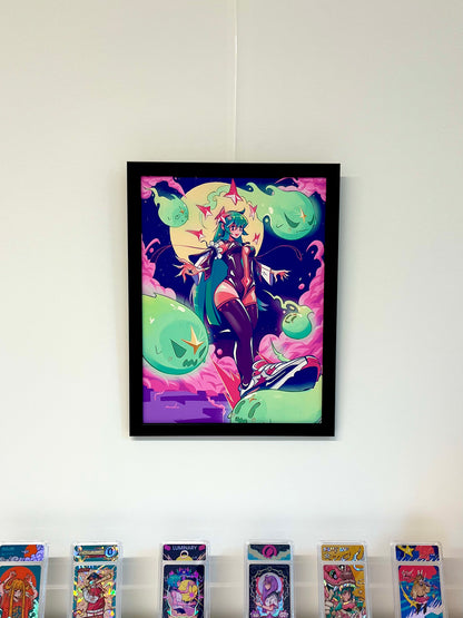 TRICKSTER SIGNED AND NUMBERED FINE ART PRINT GLOSSY MATTE EFFECT 30x40