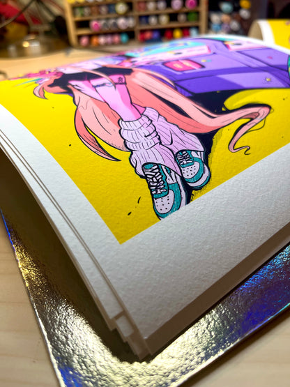 ARCADE GICLEE PRINT LTD. EDITION - SIGNED AND NUMBERED