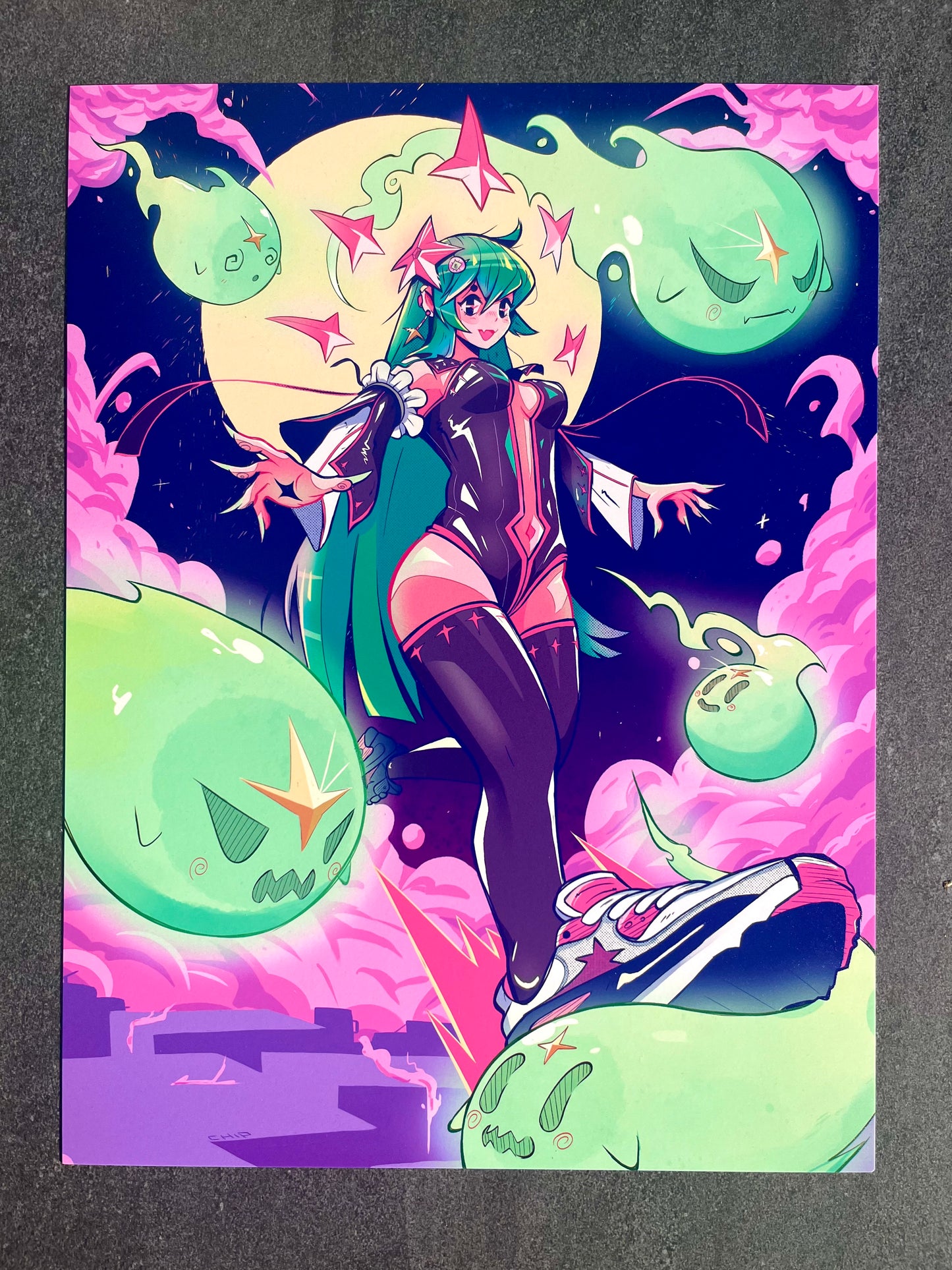 TRICKSTER SIGNED AND NUMBERED FINE ART PRINT GLOSSY MATTE EFFECT 30x40