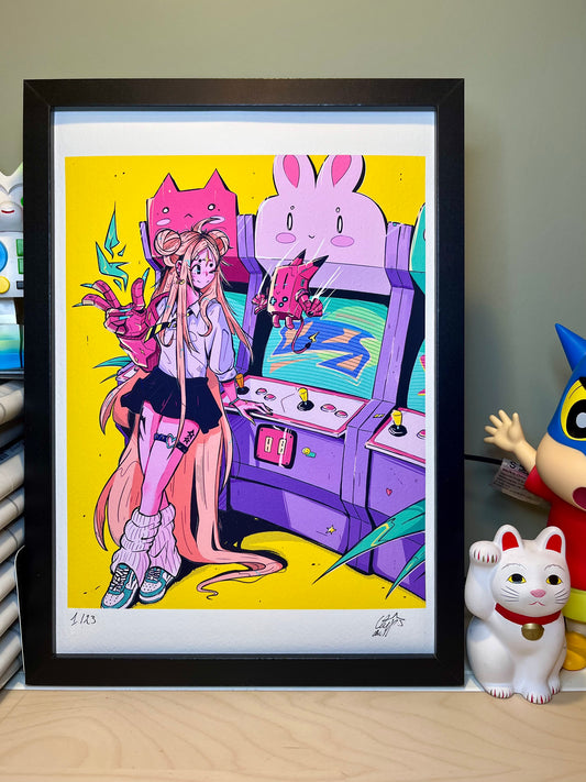 ARCADE GICLEE PRINT LTD. EDITION - SIGNED AND NUMBERED