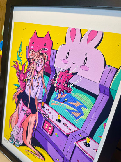 ARCADE GICLEE PRINT LTD. EDITION - SIGNED AND NUMBERED