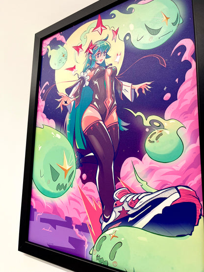 TRICKSTER SIGNED AND NUMBERED FINE ART PRINT GLOSSY MATTE EFFECT 30x40