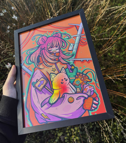 Nostalgia FRAMED HQ A4 Print