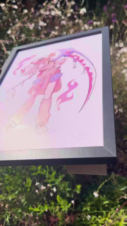 GYARU REAPER FINE ART PRINT