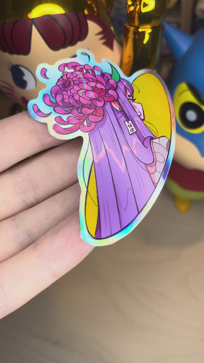 FLOWER MICROTEXTURE STICKER